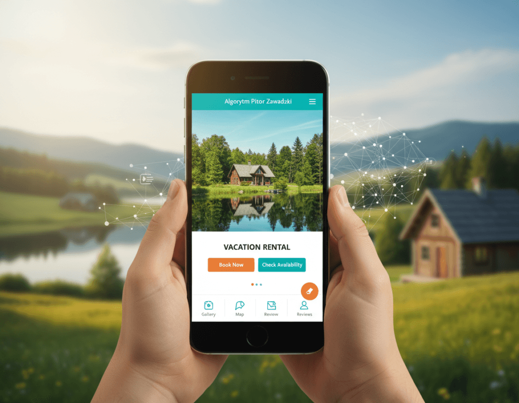 optymalizacja mobilna strony dla wynajmu domków